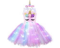 1-2 jaar - Meisjes - Tutu Jurk - Unicorn - Eenhoorn - Jurken - Feest - Verjaardag - Kleding - Party - Prinses - Dansen