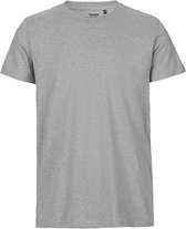 Fairtrade Men´s Fit T-Shirt met ronde hals Sport Grey - 3XL