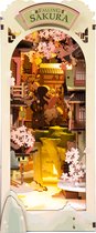 Robotime Rolife Falling Sakura TGB05 - Coin Livre - Maison Miniature DIY - Artisanat
