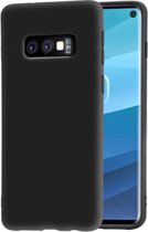 Hoesje Geschikt voor Samsung Galaxy S10E TPU back cover/hoesje Zwart