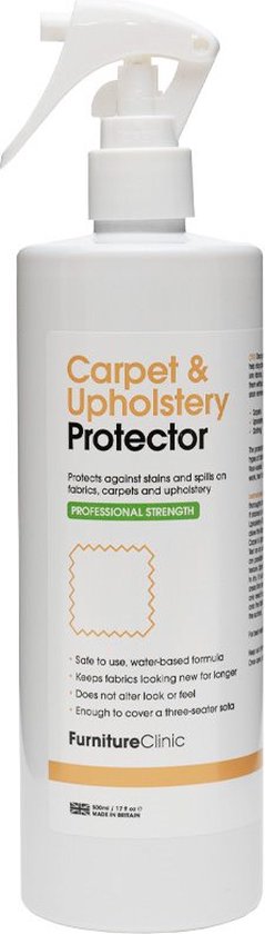 Tapijt & Textiel Beschermer 500 ml - Handige Spray Flacon - Beschermen van Tapijt & Textiel - Carpet & Upholstery Cleaner 500ml