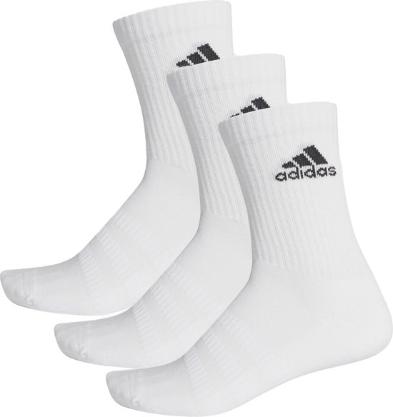 adidas Cushion Crew 3-pack - Wit - Taille 34-36