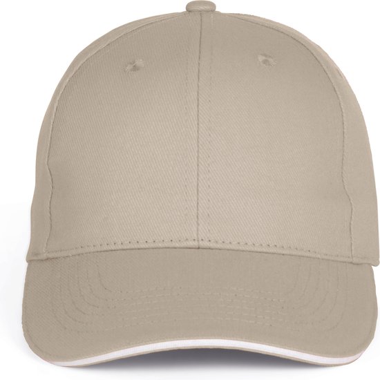 K-up 6 Panel Cap Beige / White - One Size