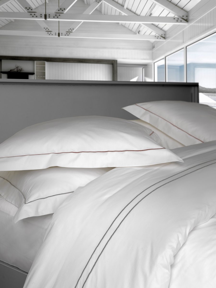 Casilin - Luxe Dekbedovertrek - Hotel Kwaliteit - Katoen Perkaal - Dylan - Bruine bies - tweepersoons - lits jumeaux - 240 x 220cm