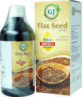 GJ Global Herbs - Lijnzaad Extract - Hart Verzorging Supplement - 500 ml