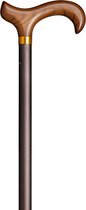 Gastrock Verstelbare wandelstok - Brons - Verstelbaar - Lengte 75 - 100 cm - Aluminium - Derby handvat - Gewicht 345 gram - Lichtgewicht - Diameter wandelstok 18 mm - Wandelstokken - Heren en dames - Wandelstok verstelbaar - Uitschuifbare wandelstok