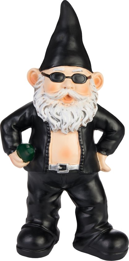 Figurine Nain De Jardin Rugby écossais BWG - 20 Cm De Haut, Résine, Peint à La Main - Décoration Extérieure Fantaisie