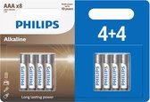 Philips AAA batterij 4+4 Entry alkaline