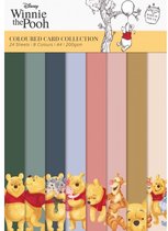 The Winnie the Pooh - Coloured Card A4 Pack
