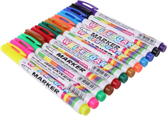 Whiteboard markers (mix kleuren) - Visual Workplace B.V Whiteboard markers (mix kleuren) - Visual Workplace B.V
