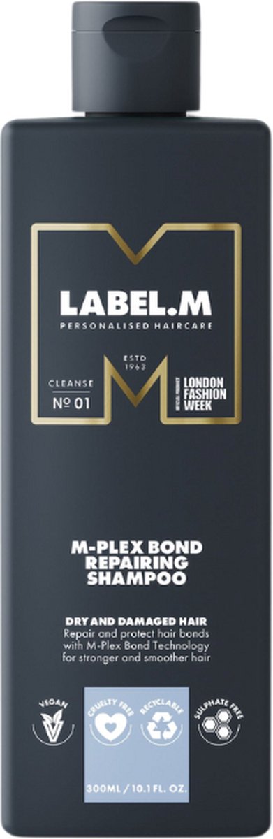 Label.M M-Plex Bond Repairing Shampoo - 1000 ml - Normale shampoo vrouwen - Voor Alle haartypes