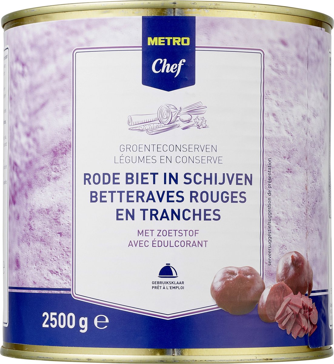 METRO Chef Rode biet schijven 2,5 kg