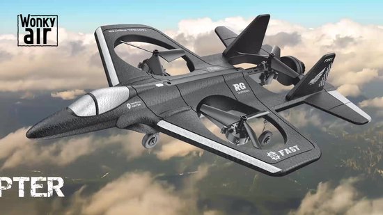 FX-620 - Avion RC - Télécommande - Avion de chasse - TIKTOK - Drones -  Avions - Prêt à