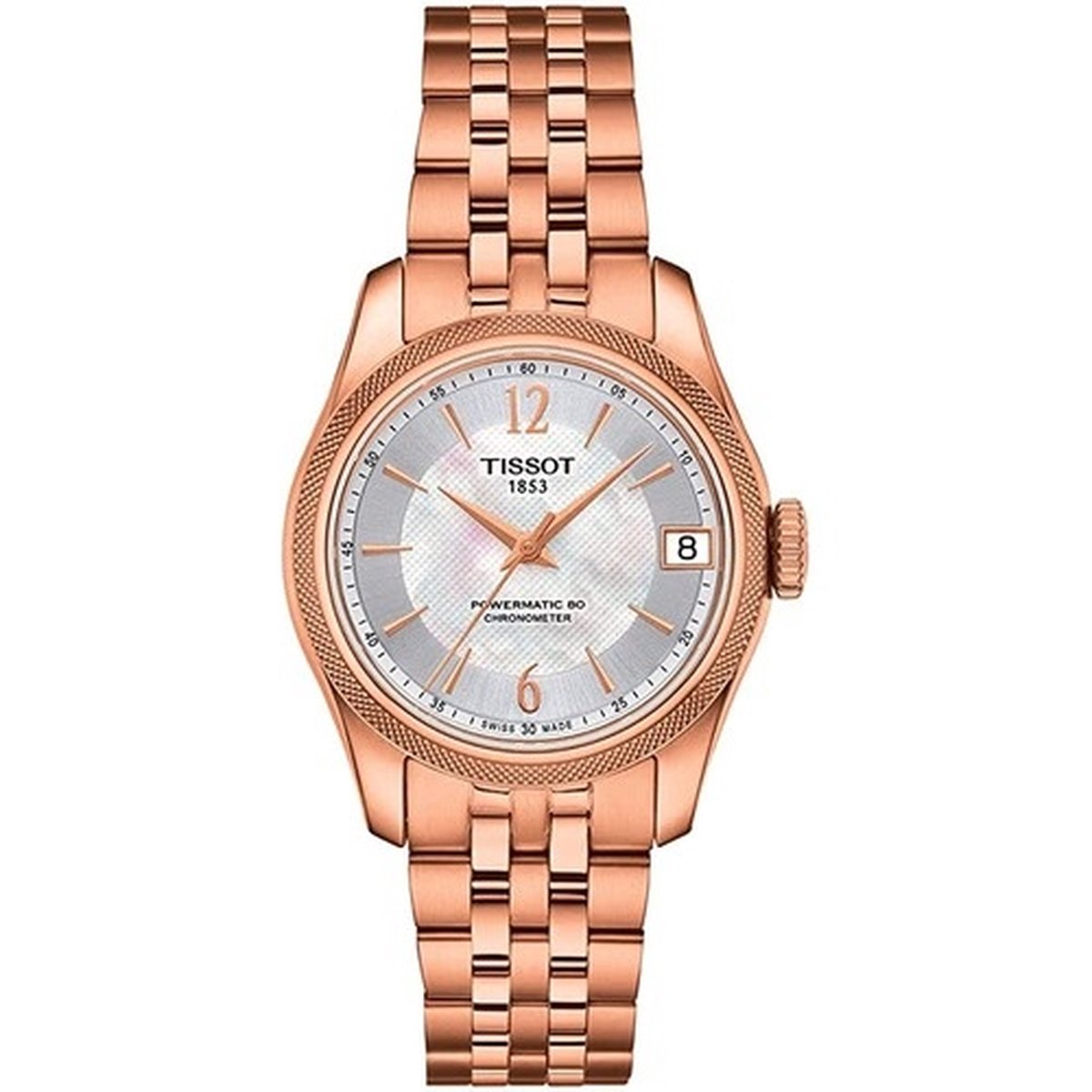 Tissot Ballade Powermatic 80 COSC T1082083311700 Horloge - Staal - Rosékleurig - Ø 31 mm