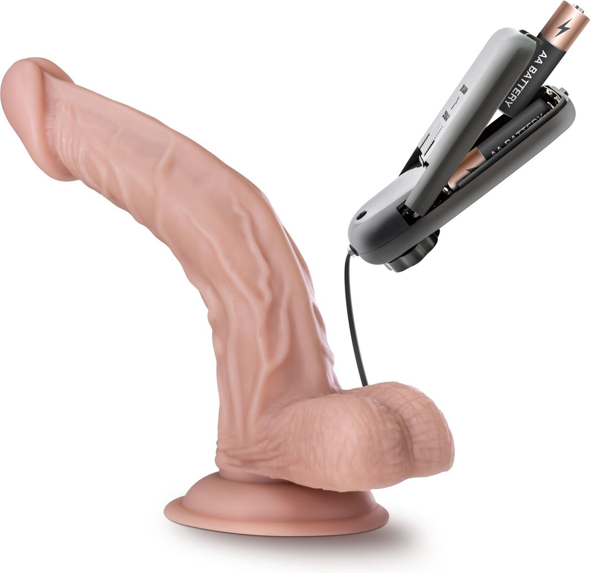 Dr. Skin - Dr. Sean Vibrator Met Zuignap 20 cm - Vanilla