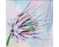 BORDUURPAKKET met kralen/parels - Protea 2 -Distel 2 - VDV