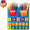 Afbeelding van het spelletje Rekenbord Montessori Speelgoed Vilt Vinger Nummers Rekenen Tellen Wiskunde speelgoed
