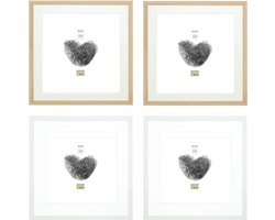 Deknudt Frames fotowand S66KMP 9 - 4 fotokaders - foto 20x20/30x30 cm