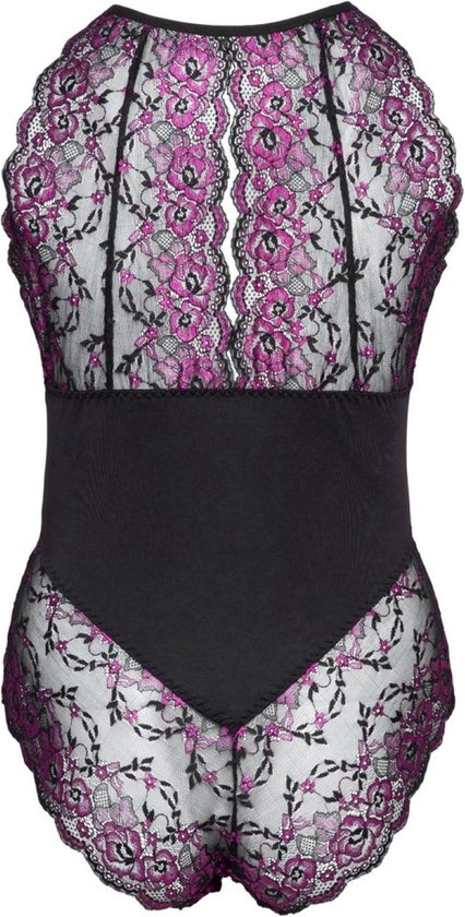 Gorglitter Dames Body Lange Mouwen Elegant Mesh Bodysuit Strass Body Sexy Lange Mouwen Bodysuit Met Opstaande Kraag, zwart, XL