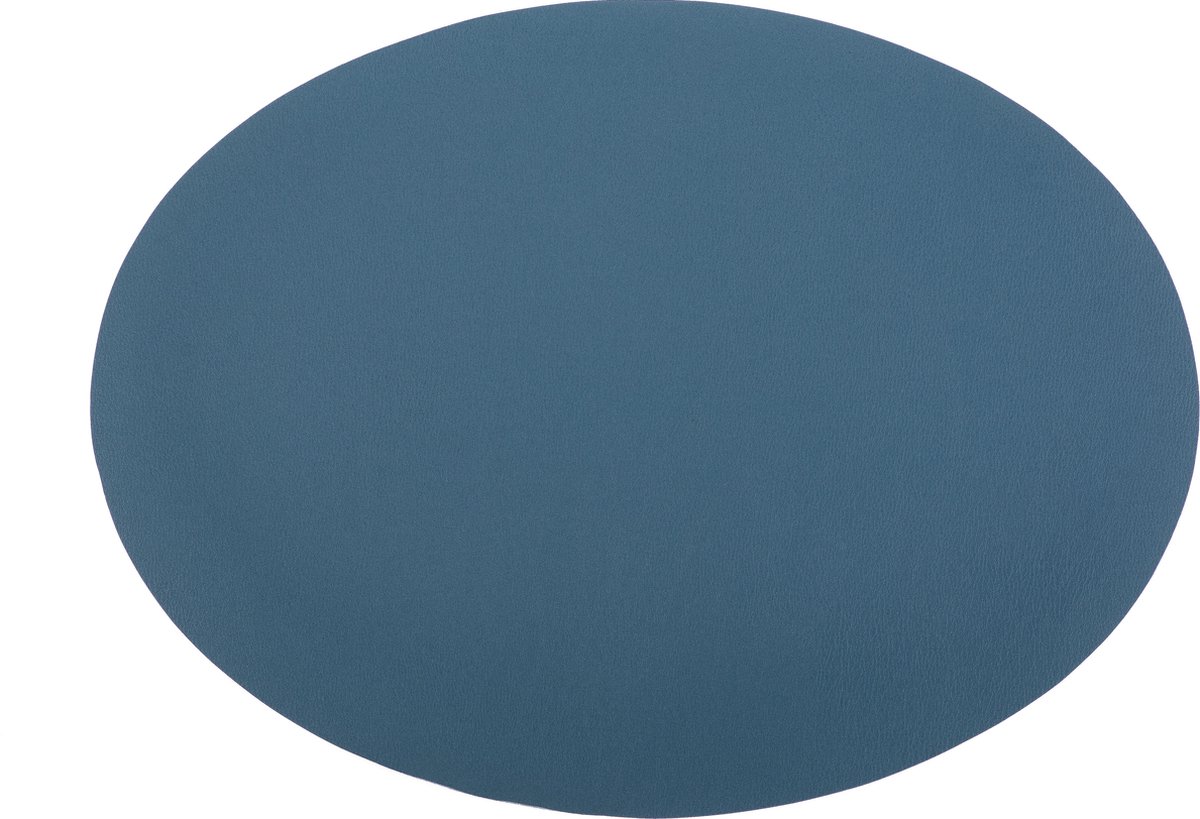 Placemat Togo ovaal kunststof SET/6 blauw 33x45cm