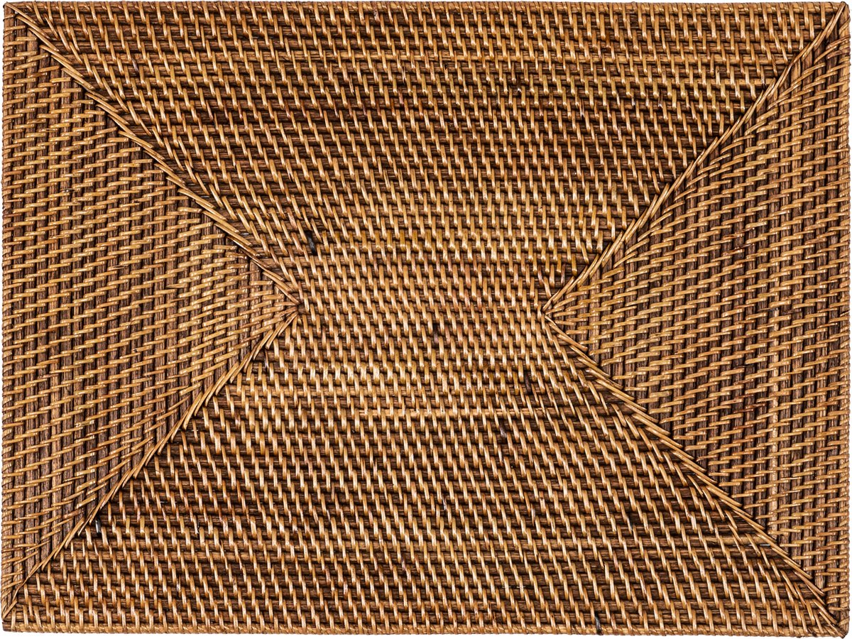 Placemat RATTAN - SET/2 - 30x40 cm, Bruin