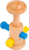 Toys for Life 'Schud de dolio' - Leren grijpen - Educatief speelgoed - Sensorisch speelgoed - Spelend leren - Houten Rammelaar -Houten speelgoed - Vanaf 4 maanden
