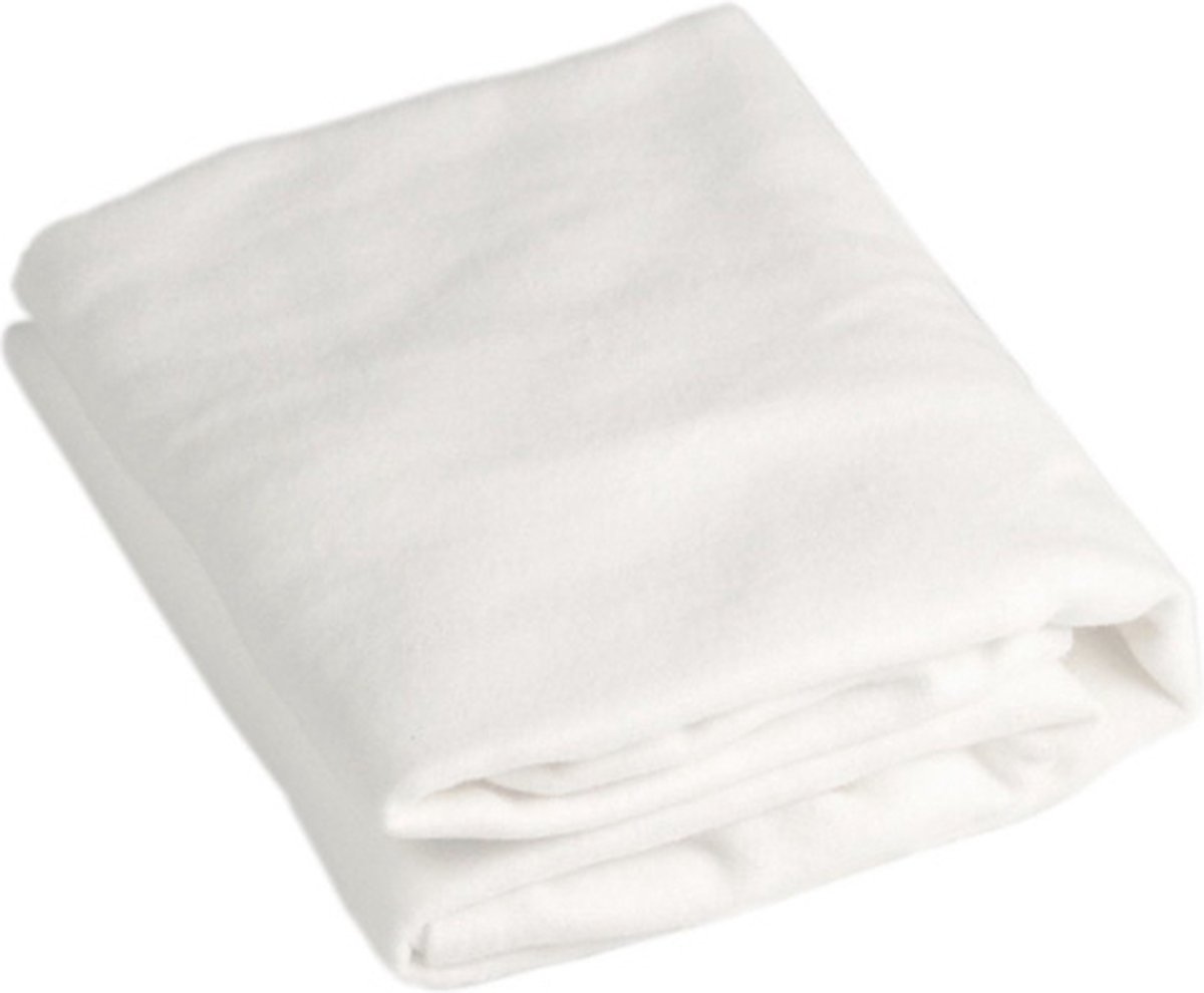 D'orveige Molton kussenslopen (2 Stuks) - 100% Katoen - Hotelsluiting - 60x70 cm - Wit