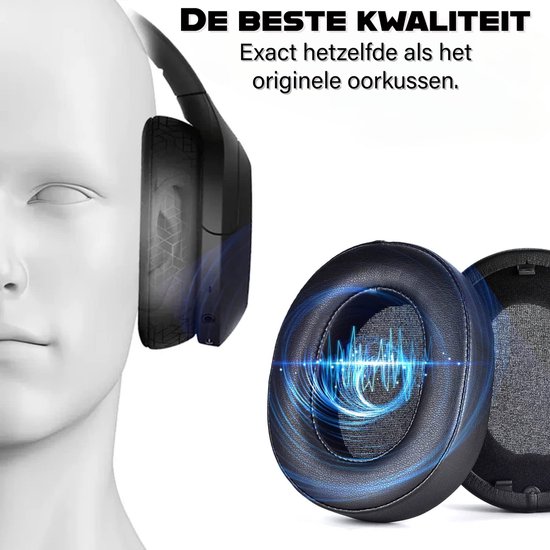 Vervangende Oorkussen Set Geschikt voor Sony WH1000XM5 Oorkussens Koptelefoon WH... bol