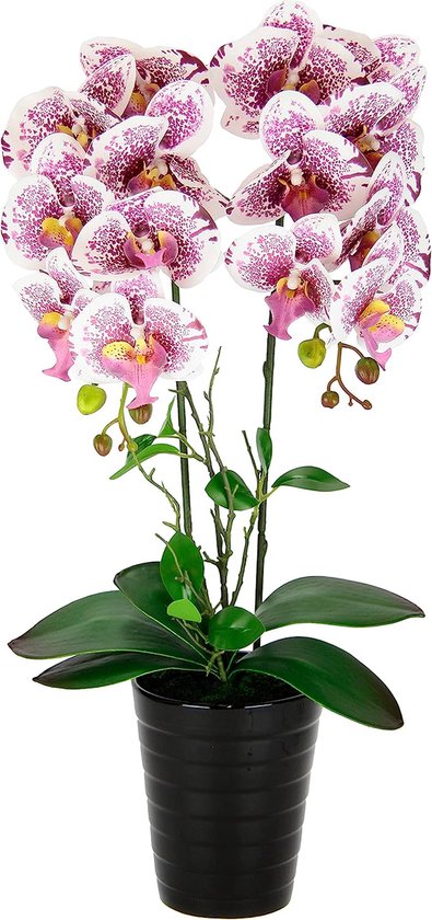 Fleur artificielle, orchidée en pot, fleur artificielle, orchidée  artificielle,... | bol.com