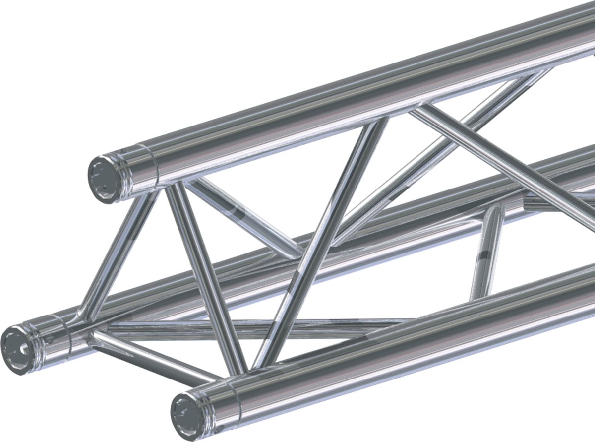 Global Truss F33, 60cm, 3-Punkt Truss inkl. Konischer Verbinder - 3-Point trussing