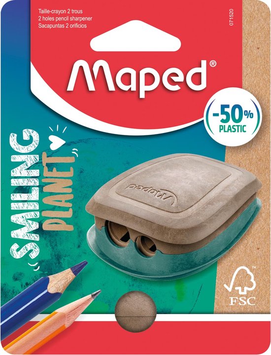 Foto: Maped puntenslijper maped smiling planet 2 gaats