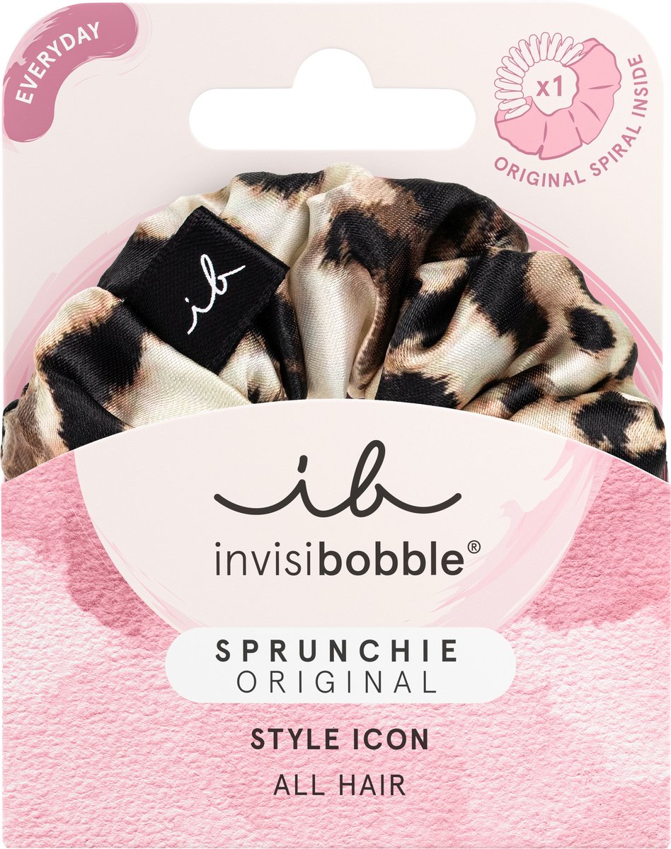 Hair tie Invisibobble White Black
