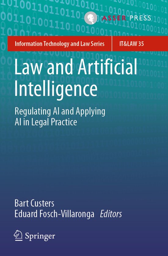 Information Technology and Law Series35- Law and Artificial  ... - cover