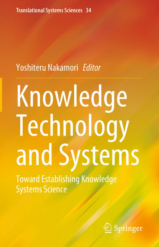 Translational Systems Sciences34- Knowledge Technology and S ... - cover