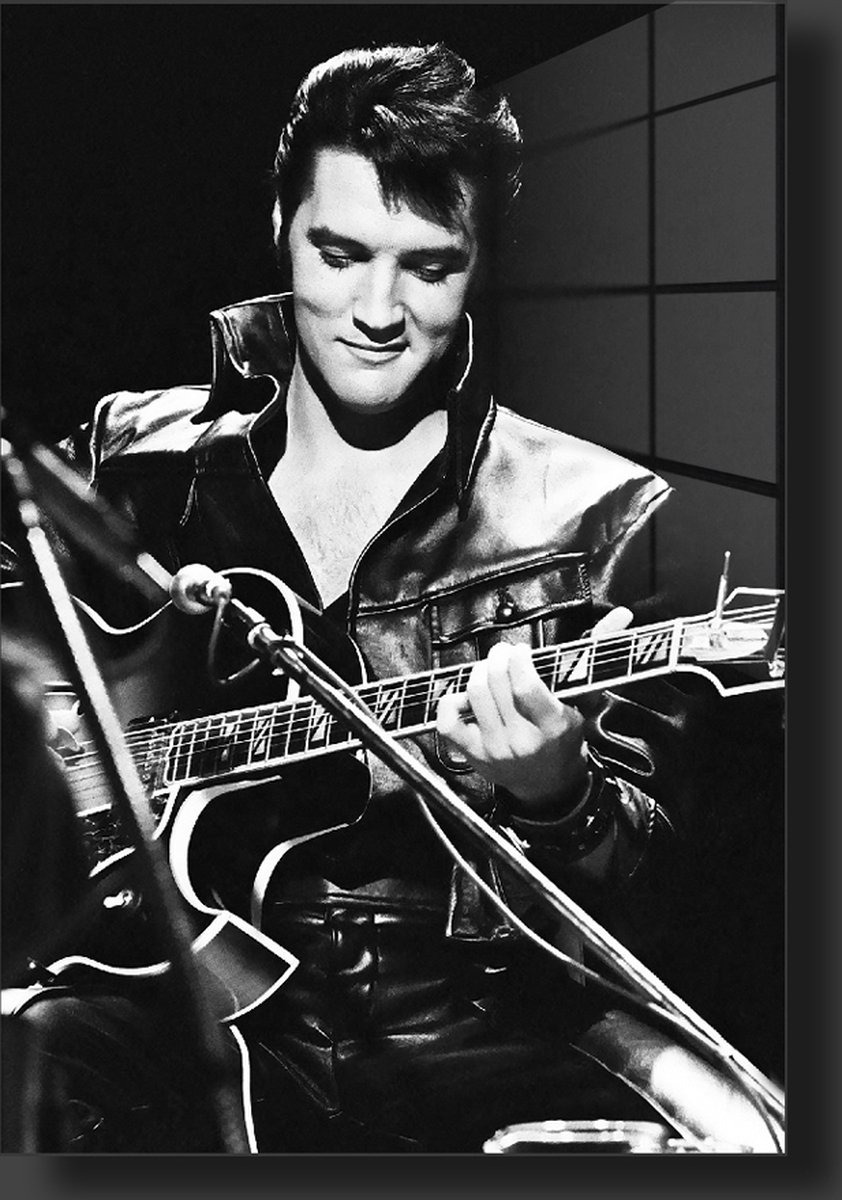 blackarts Elvis Presley schilderij - Op plexiglas - 60x90cm | bol