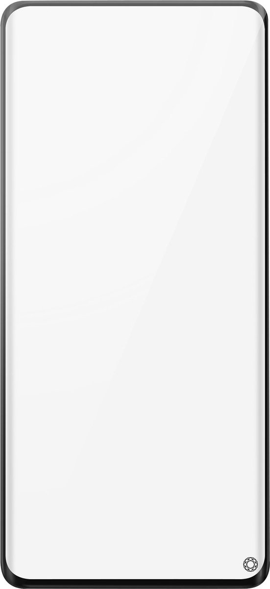 Force Case, Screenprotector Geschikt voor Oppo Reno4 Pro Gehard Glas 3D 9H, Transparant