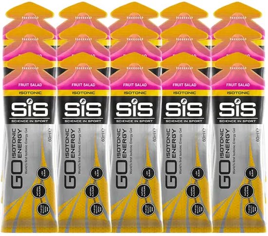 Science in Sport - SiS Go Isotonic Energygel - Energie gel - Isotone Sportgel - Fruits Salade Smaak - 15 x 60ml van Science in Sport — afbeelding 2