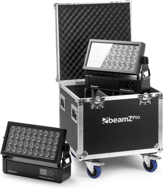 Flightcase - BeamZ FLC5402 - Speciaal voor 2 BeamZ StarColor540 of 540Z floodlights