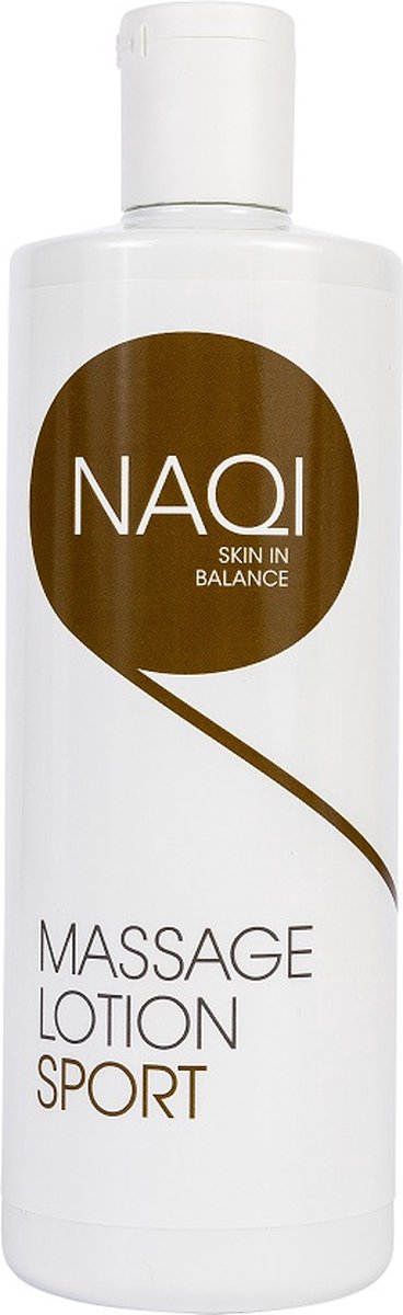 Goedkoopste NAQI® Massage lotion Sport 500 ml - hypoallergeen - olierijk - langdurige (sport) massages - huidverzorgend - waterafwasbaar