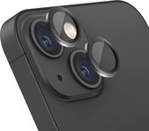 Casemania Camera Lens Glas Geschikt voor Apple iPhone 14 Plus - Gehard Glas Camera Protector - Zwart