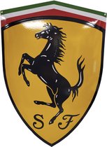 Ferrari Logo Emaille Bord - 65 x 46 cm