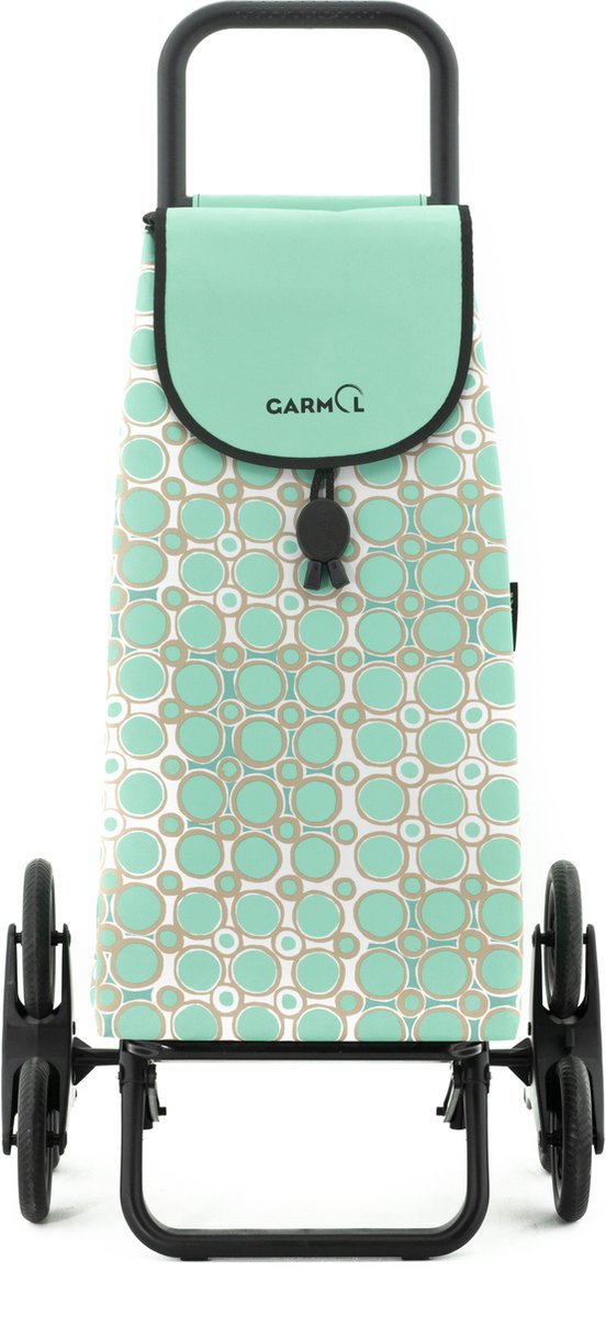 Garmol Boodschappentrolley G3X3 Circulos - Mint - Trappenstijger
