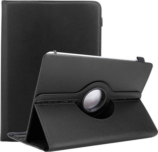 Étui pour tablette Cadorabo pour Asus ZenPad 7.0 (7.0 Zoll) en NOIR - Housse de protection à 360 degrés en similicuir avec fonction de support et bande élastique