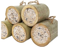 Bamboe gevuld met vet-5 stuks-Buitenvogels-Animal King