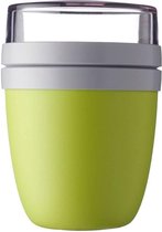 Lunch pot Ellipse - Édition Limited Lemon Lime - 500 ml tasse à muesli pratique, tasse à yaourt, tasse à emporter - convient au congélateur, au micro-ondes et au lave-vaisselle, 700 ml