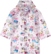 Peppa Pig - Transparante regenjas met capuchon, cape / 110-116