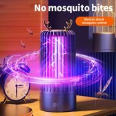 Lampe anti-moustique silencieuse Lampe anti-moustique à décharge électrique Portable USB Rechargeable Fly Trap Zapper Insect Killer Repellent Anti Moustique Sans Radiation