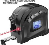 3 In 1 Lasermeetinstrument 40 Meter Meetinstrument 5 Meter Meten Met Automatische Vergrendeling Met Digitale Display Meet Lint Klussen Handige Accurate Meet Apparaat Met Laser