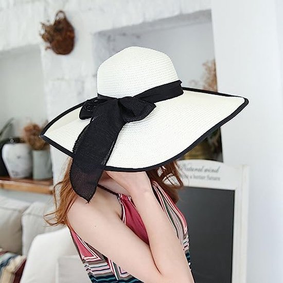 Chapeau de Soleil Femme - Chapeau d'été - Chapeau de Paille UV - Chapeau de  Plage -... | bol