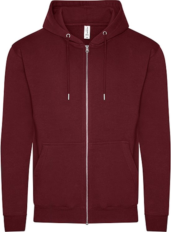 Urban Classics Sweatshirt met capuchon voor heren, met ritssluiting, verkrijgbaar in vele kleurvarianten, maten XS-5XL, bruin, XS Urban Classics Sweatshirt met capuchon voor heren, met ritssluiting, verkrijgbaar in vele kleurvarianten, maten XS-5XL, bruin, XS
